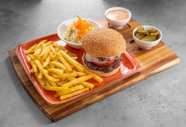 BBQ Beef Burger Plate - Image 1