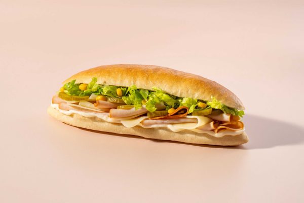 Turkey and Cheese Sandwich - Image 1