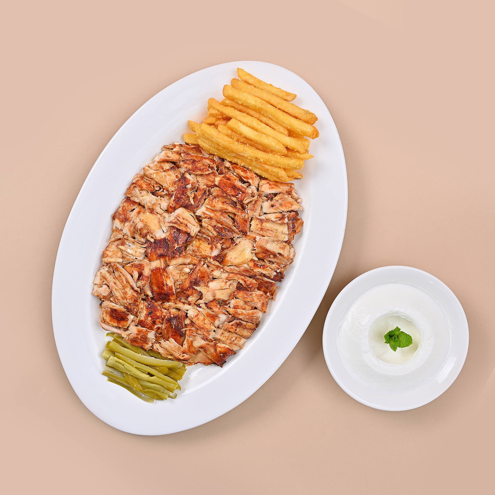 Large Chicken Shawarma plate Chicken Shawarma LARGE Platter - Image 1